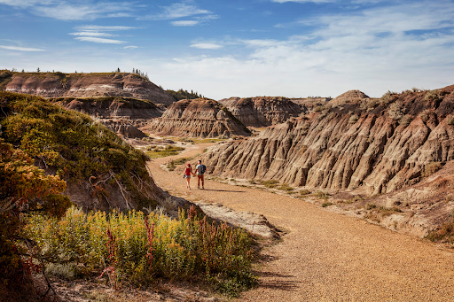 Drumheller (1 and a half hours northeast of Calgary)(Photo: Horseshoe Canyon; Travel Alberta)