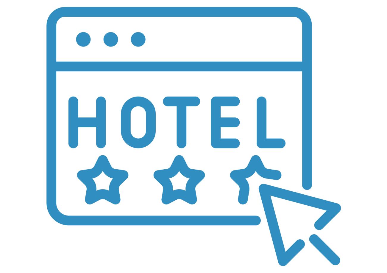 Travel and accommodation icon