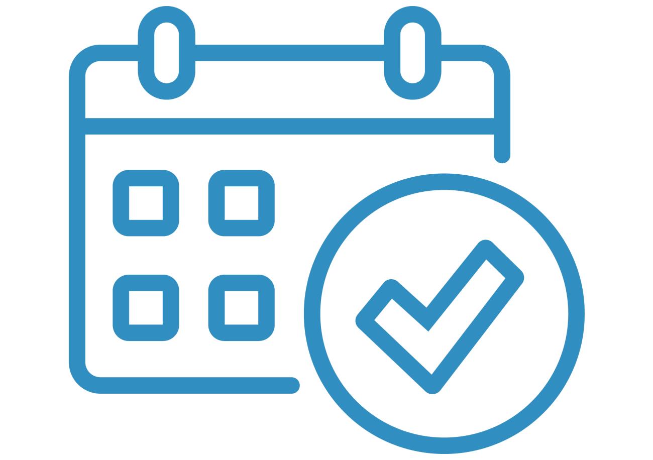 Registration and important dates icon